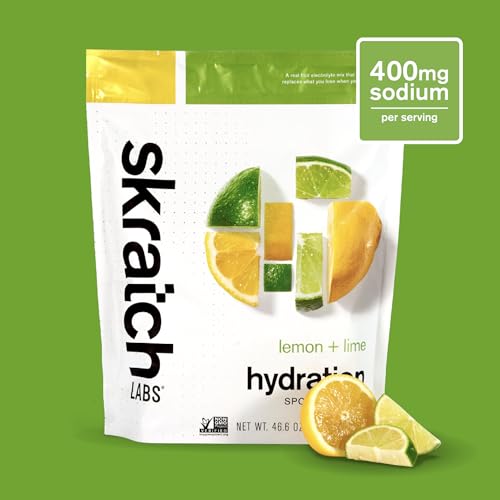 Skratch Labs Hydration Powder | Sport Drink Mix | Electrolytes Powder for Exercise, Endurance, and Performance | Lemon + L...