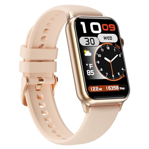 Health Fitness Tracker Smart Watch with 24/7 Heart Rate Blood Oxygen Blood Pressure Monitor Sleep Tracker 128 Exercise Mod...