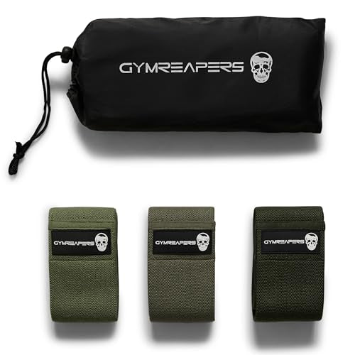 Hip Bands for Booty Workouts | Non Slip Fabric Band Set with 3 Levels - Resistance Bands for Legs & Hip - for Men & Women