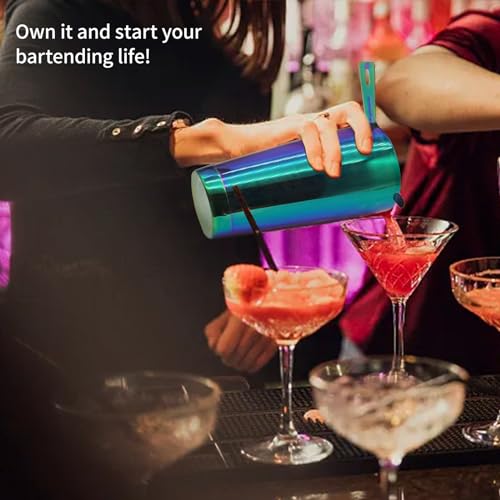 Safring Boston Cocktail Shaker Bar Set, Weighted Boston Shaker Tins, Bartender Kit with 18oz & 28oz Mixed Drink Shaker, Ha...
