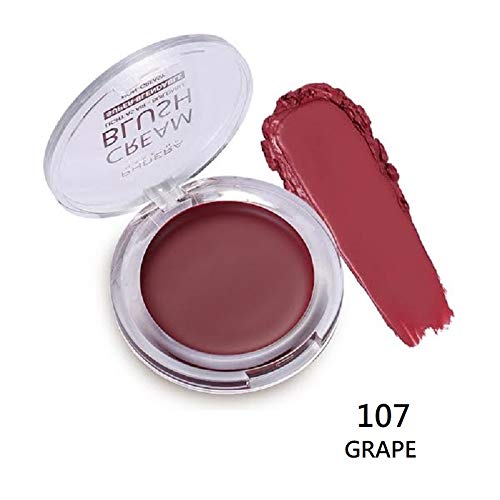 PHOERA Makeup Face Cheek Blush Cream Matte Blusher Super blend-able Sweat-Resistant Pressed Foundation Non_Greasy Palette (107 G