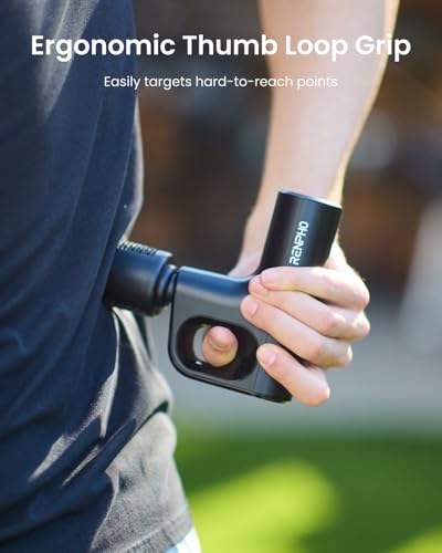 RENPHO Active Mini Thermacool Massage Gun with Heat and Cold, Valentine's Day Gifts, Percussion Deep Tissue Back Massager ...