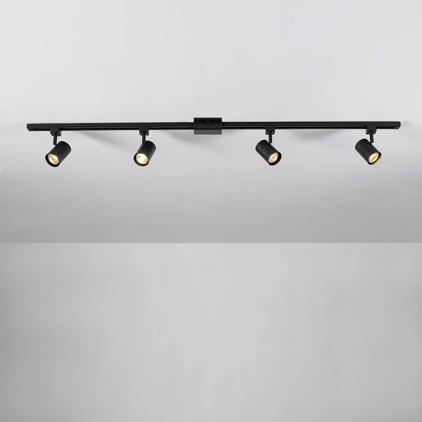 Globe Electric 59738 Tribeca 4-Light Track Lighting Kit, 56, Matte Black, Metal, Bulb Not Included