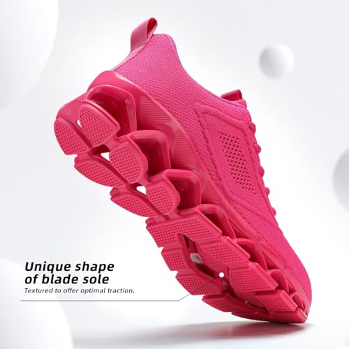 Womens Walking Shoes Fashion Running Tennis Blade Sneakers Mesh Breathable Athletic Sport Gym