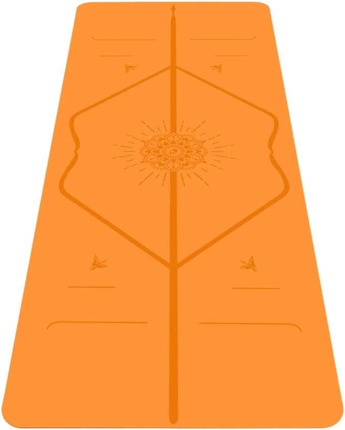 Liforme Special Yoga Mat – Free Yoga Bag Included - Patented Alignment System, Warrior-like Grip, Non-slip, Eco-friendly, ...