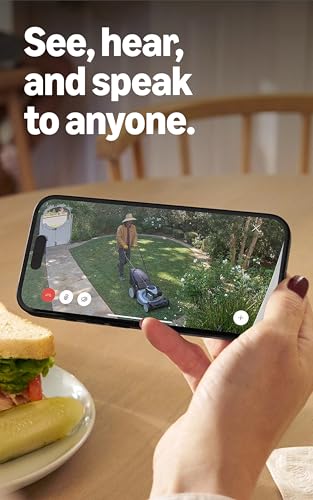 Ring Outdoor Cam (Stick Up Cam), Weather-resistant home or business security camera, outdoor ready, Live View, Color Night...