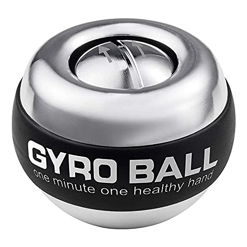 GOZATO Auto-Start Wrist Power Gyro Ball with LED Lights, Wrist Strengthener and Forearm Exerciser for Stronger Arm Fingers...