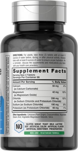 Horbäach Electrolyte Tablets | 200 Count | Vegetarian | Keto-Friendly | Non-GMO, and Gluten Free Hydration Supplement