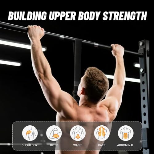 Foxellent Pull Up Assistance Bands (75-300 lbs), Adjustable Resistance Bands for Pull Up Bar with 4 Elastic Tubes & Dual F...