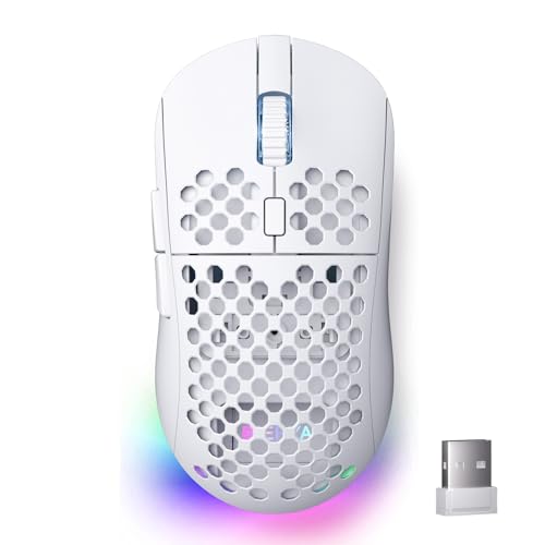 DIERYA M1 Wireless Gaming Mouse, 24000DPI, 180Hrs Battery, 16.8M RGB, 6 Programmable Buttons, Lightweight, Tri-Mode (2.4G/...