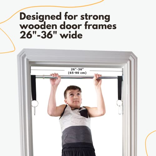 DreamGYM Doorway Swing Support Bar - Pull-Up Bar - Indoor Swing or Yoga Swing