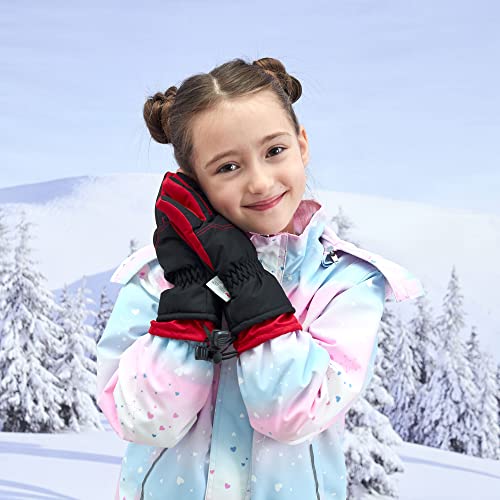 ANDORRA Kids Ski Gloves Waterproof Winter Children's Snow Gloves