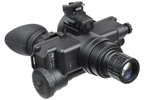 AGM Global Vision Wolf-7 Pro NW1 – Night Vision Goggle with Gen 2+ "Level 1" P45 White Phosphore Night Vision Binoculars, ...