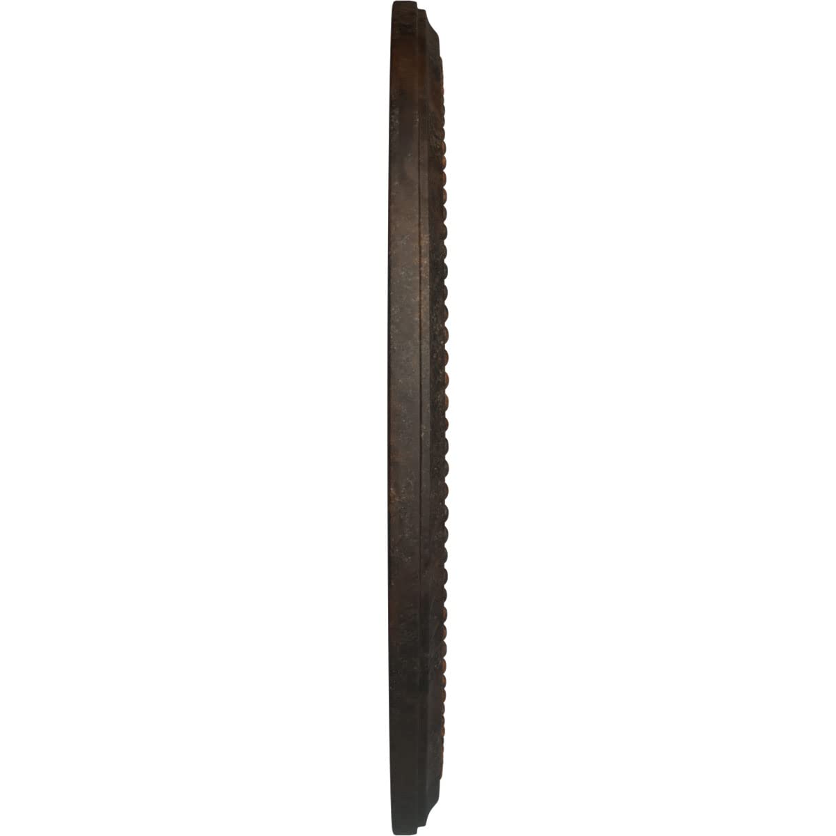 Ekena Millwork Cm18Dirus Diane Ceiling Medallion, 18Od X 3 5/8Id X 1 1/8P (Fits Canopies Up To 5 3/8), Hand-Painted Rust