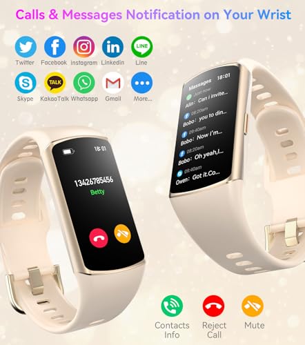 Smart Watch Fitness Tracker with 24/7 Heart Rate, Blood Oxygen Blood Pressure Monitor Sleep Tracker 120 Sports Modes Activ...