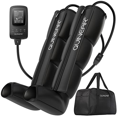 QUINEAR Air Compression Recovery System, Professional Sequential Device for Massage Therapy, Foot and Leg Recovery Boots t...