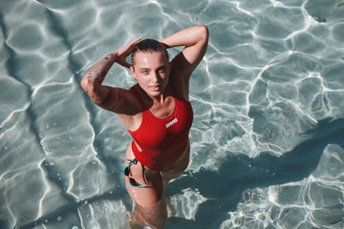 Arena Womens Arena Performance Women's Solid Team Swim Tech Swimsuit