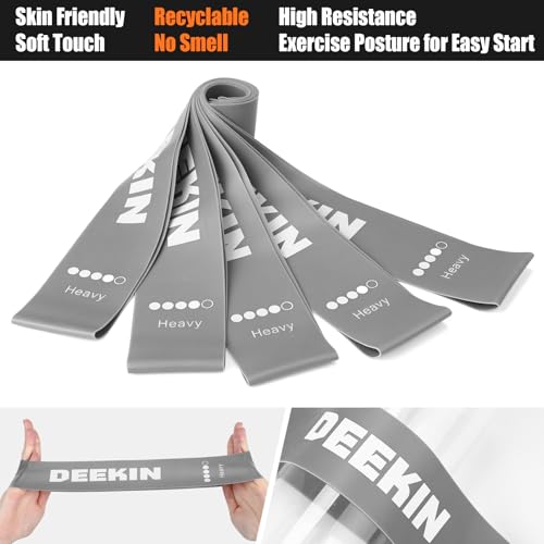 DEEKIN 20 Pcs Resistance Bands Bulk Loop Resistance Exercise Bands for Working Out Stretch Yoga Starter Set Elastic Exerci...
