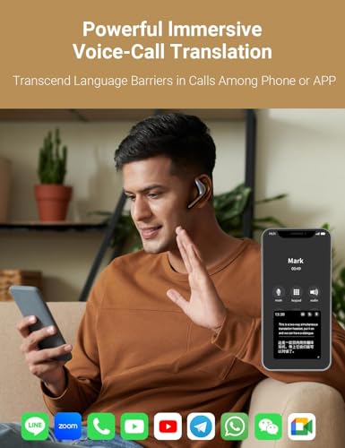 Timekettle W4 Pro AI Interpreter Earbuds, Real-Time Bidirectional Voice Translation,40+ Languages, Video and Call Translat...