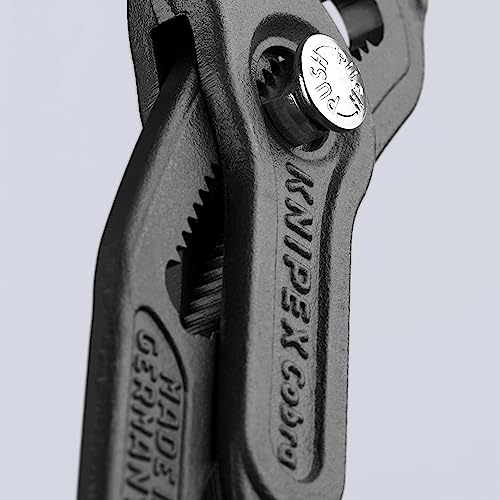 KNIPEX Tools - Cobra Water Pump Pliers (8701125), 5-Inch,Red and Silver