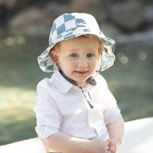 Tiny Twinkle Baby&Toddler Sun Hat|Adjustable UPF 50+ Bucket Hat for Infants&Kids|Lightweight Quick-Dry Hat for Beach&Swim