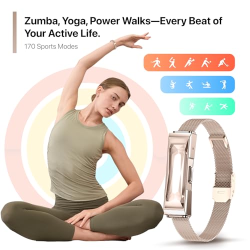 Smart Health Wristband Wearable Activity&Fitness Tracker Band 24/7 Full Sleep Tracker, All-Day Automatic Continuous Heart ...