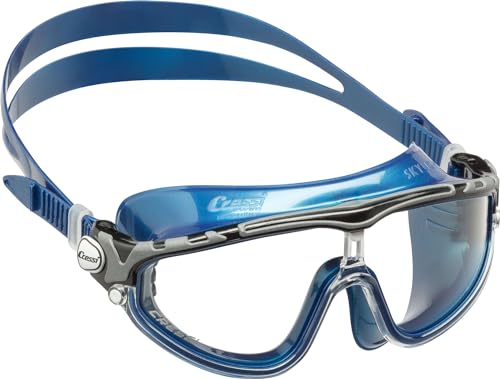 Cressi Skylight Swim Goggles - Internal Anti-Fog Lens for Swimming - Secure Silicone Strap for Adult Swim Goggles