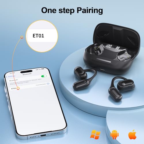 OWMSIC Wireless Earbuds, Sports Bluetooth 5.4 Headphones with ENC Noise Cancelling Mic, 67 Hrs Playtime Ear Buds with LED ...