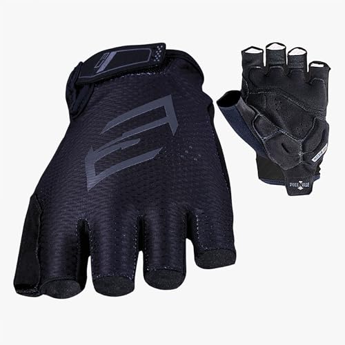 FIVE GLOVES RC3 Gel Cycling Gloves, Unisex Fingerless Gloves for Road Bikes, Dirtbikes, MTB, and More – Black, Blue, and R...