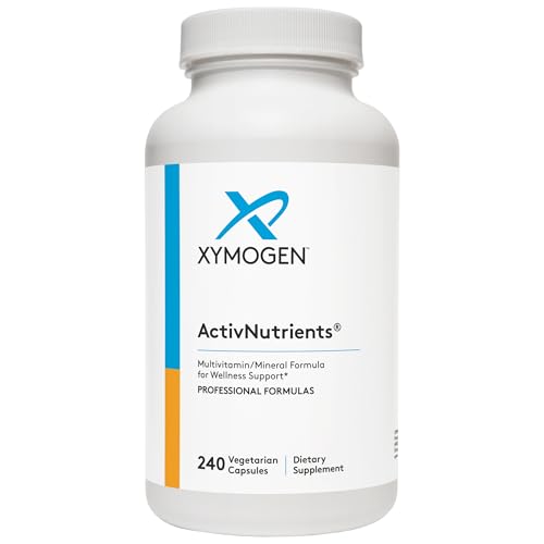 XYMOGEN ActivNutrients with Iron and Copper - Multivitamin Multimineral for Wellness, Immune, Energy and Mood Support - Ch...