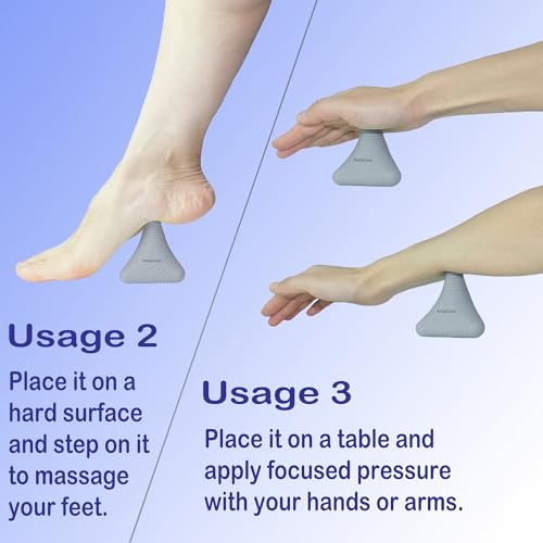 AmazCare Trigger Point Massage Ball, Manual Massager Tool for Muscle Knot Deep Tissue Relief Myofascial Release Physical T...