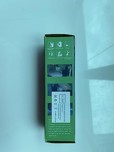 Hosonic A76 Rechargeable Flashlight - 20000 Lumens, 7 Modes, Cob Side Light, Aluminum, Gray, Handheld For Camping & Emergencies