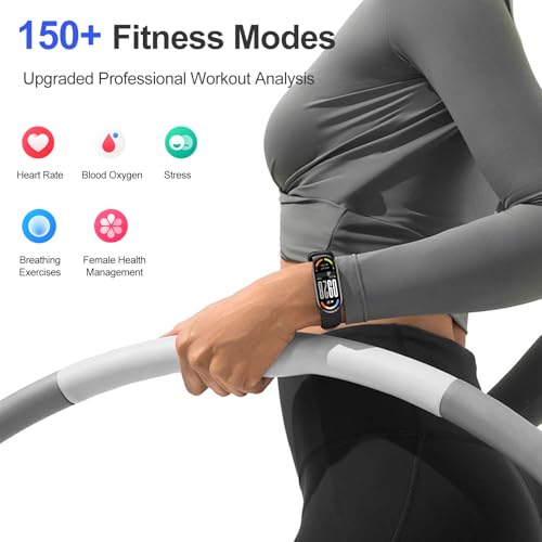 XIAOMI Mi Smart Band 10 (2025) - 1.72" AMOLED Display | 21 Days Battery Life | Touchscreen, Multi-Sport Tracker, Activity ...