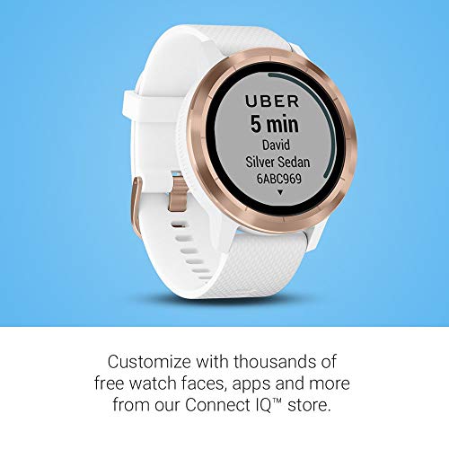Garmin 010-01769-09 vívoactive 3, GPS Smartwatch with Contactless Payments and Built-in Sports Apps, 1.2", White/Rose Gold...