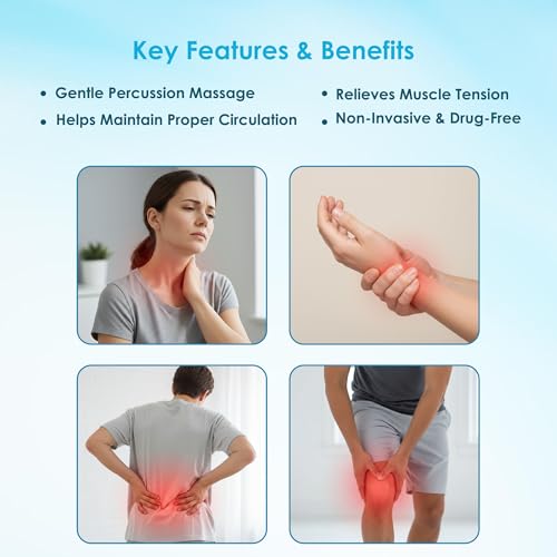 Portable Drug Free Muscle Recovery massage gun Compact Therapy Device Built for Simple Handling and Daily Application Ther...