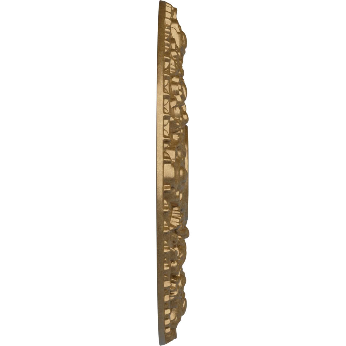 Ekena Millwork Cm18Ropas Rose Ceiling Medallion, Pale Gold