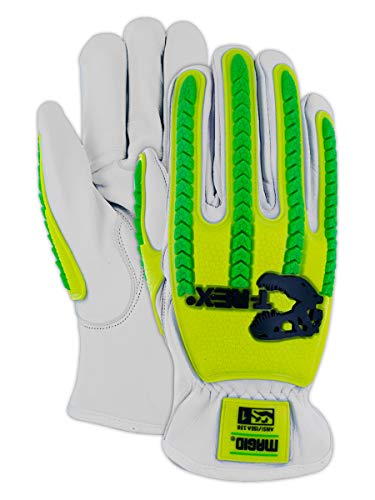MAGID ANSI A1 T-REX Rebel Series TRX800 Impact Gloves, 1 Pairs, Size 12/3XL (TRX800)