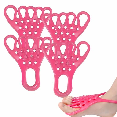 EDWERD Foot Fascia Stretcher Strap - Plantar Fasciitis Relief Band for Muscle Relaxation Foot Massage, 5.4" L x 4.9" W, 4 ...