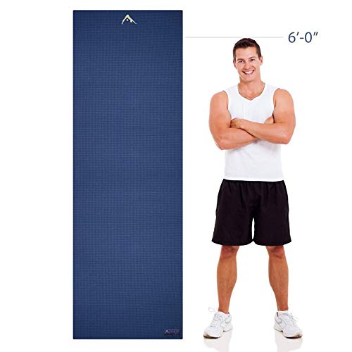 Aurorae "Ultra Super Sized Extra Long 78"; Extra Wide 26" and 1/4" Thick for Comfort and Safety. Non Slip Rosin and Carry ...