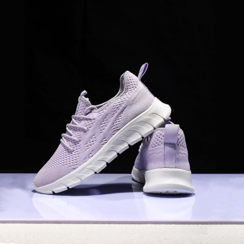 DLWKIPV Women's Running Shoes Lightweight Walking Sneakers Tennis Athletic Lace Up Gym Casual Fashion Fitness Sports Soft ...