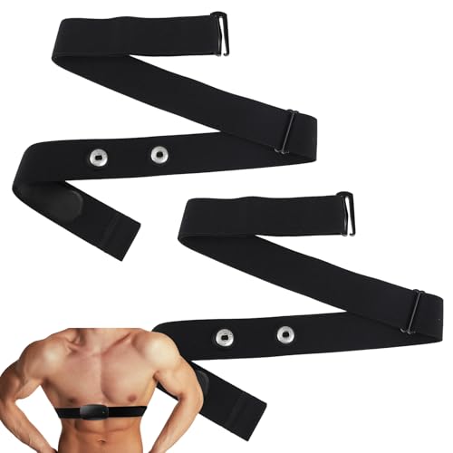 Heart Rate Monitor Chest Band for Polar H10 H9 H7, Adjustable Waterproof Replacement Chest Strap Compatible with Polar Garmin