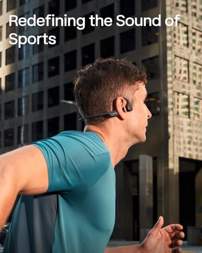 SHOKZ New OpenRun Pro 2- Bone Conduction Headphones, Open-Ear Bluetooth Wireless Sport Earphones for Running, Workouts - S...