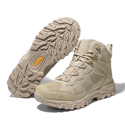 NORTIV 8 Men's Waterproof Hiking Boots Outdoor Mid Trekking Lightweight Mountaineering Shoes Paladin