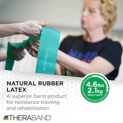THERABAND Latex, Yellow/Red/Green - Beginner Set