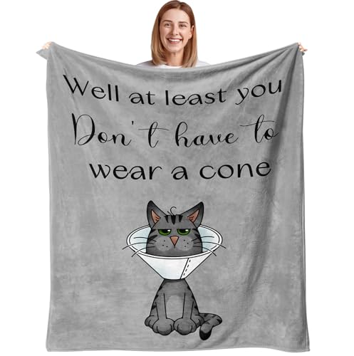 Get Well Gifts for Women/Men After Surgery, Sympathy Gift, Get Well Soon Blanket 50"X60", Feel Better/Surgery Recovery Gif...