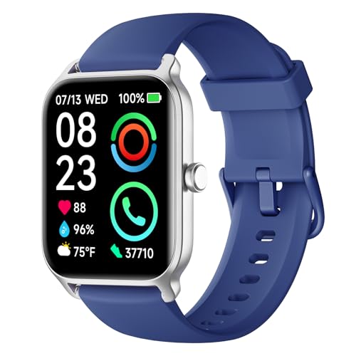 Fitpolo Smart Watch for Men Women Android, Alexa Built-in [1.8" HD Screen] IP68 Waterproof Fitness Watch Bluetooth Call fo...