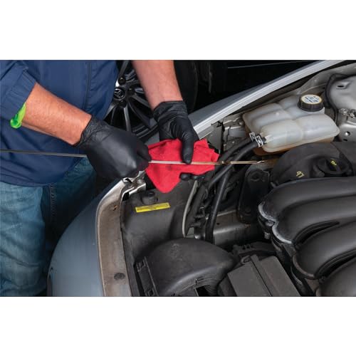 Performance Tool W89012 Large Black Nitrile Gloves Medium