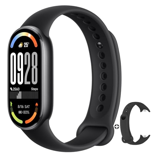 XIAOMI Mi Smart Band 10 (2025) - 1.72" AMOLED Display | 21 Days Battery Life | Touchscreen, Multi-Sport Tracker, Activity ...