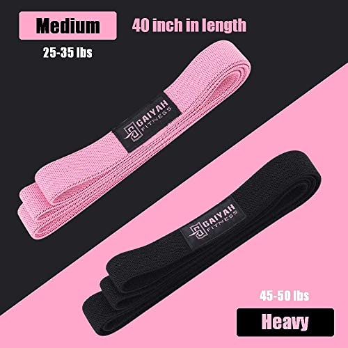 Long Resistance Bands, Fabric Resistance Bands Stretch Bands for Exercise Bands Resistance Bands Set Elastic Resistance Ba...