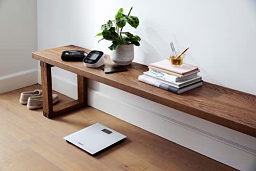 OMRON Digital Scale with Bluetooth Connectivity (SC -150) - 330 lb Weight Capacity - Use with Free OMRON Connect App - Lig...